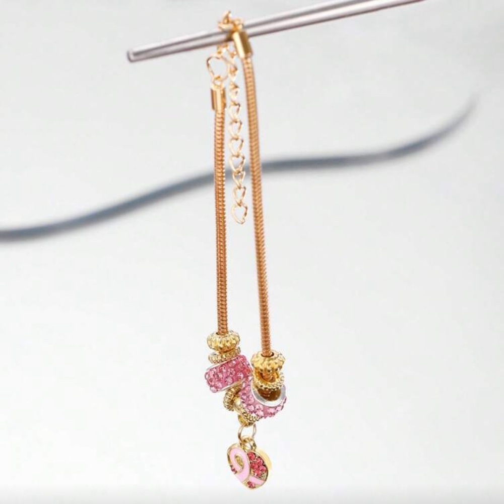 Breast Cancer Awareness 5 in 1 Bracelet Set - Picture 7 of 10